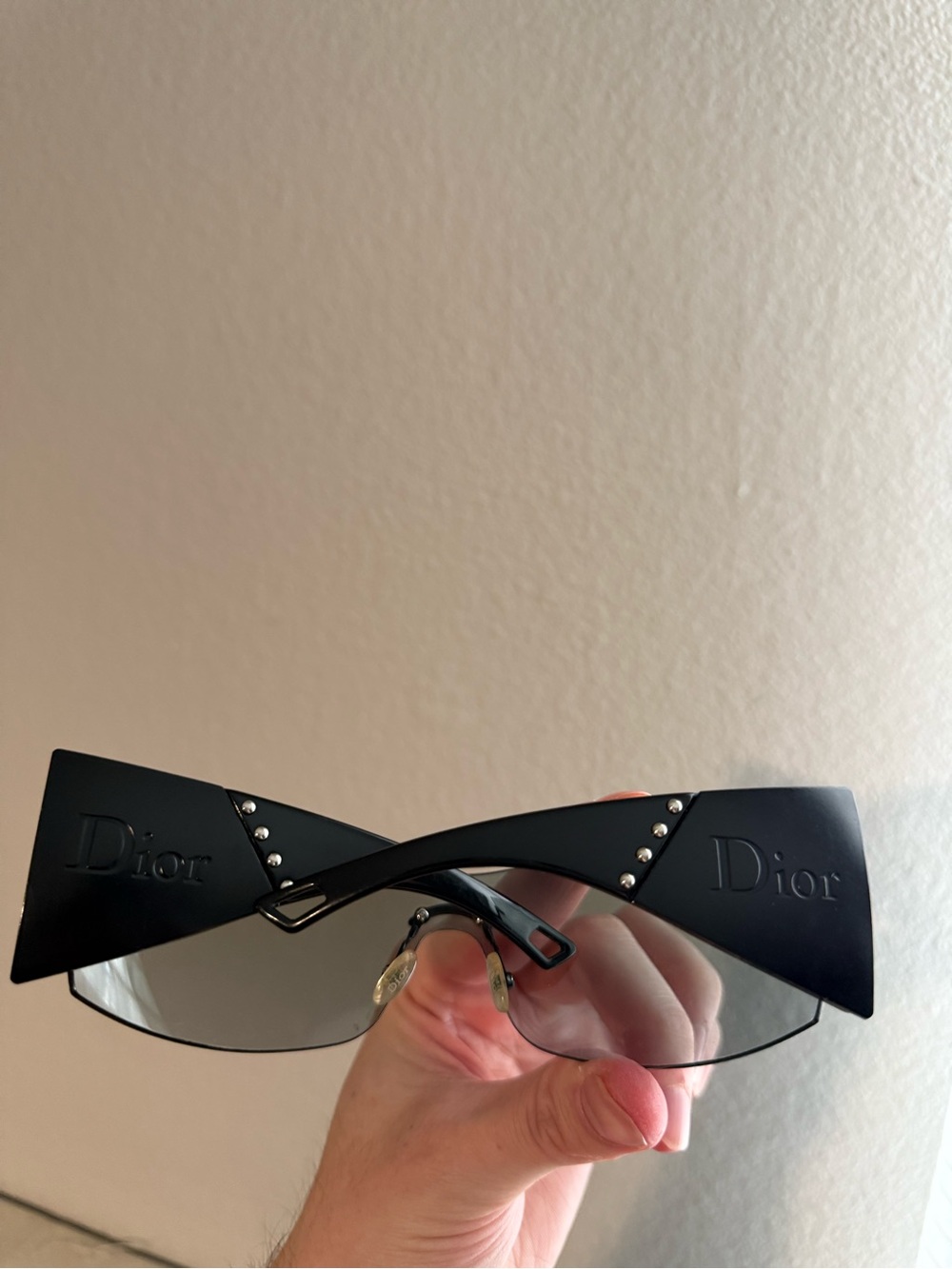 RARE Christian Dior DIORITO 2 Black Sunglasses - Picture 3 of 11